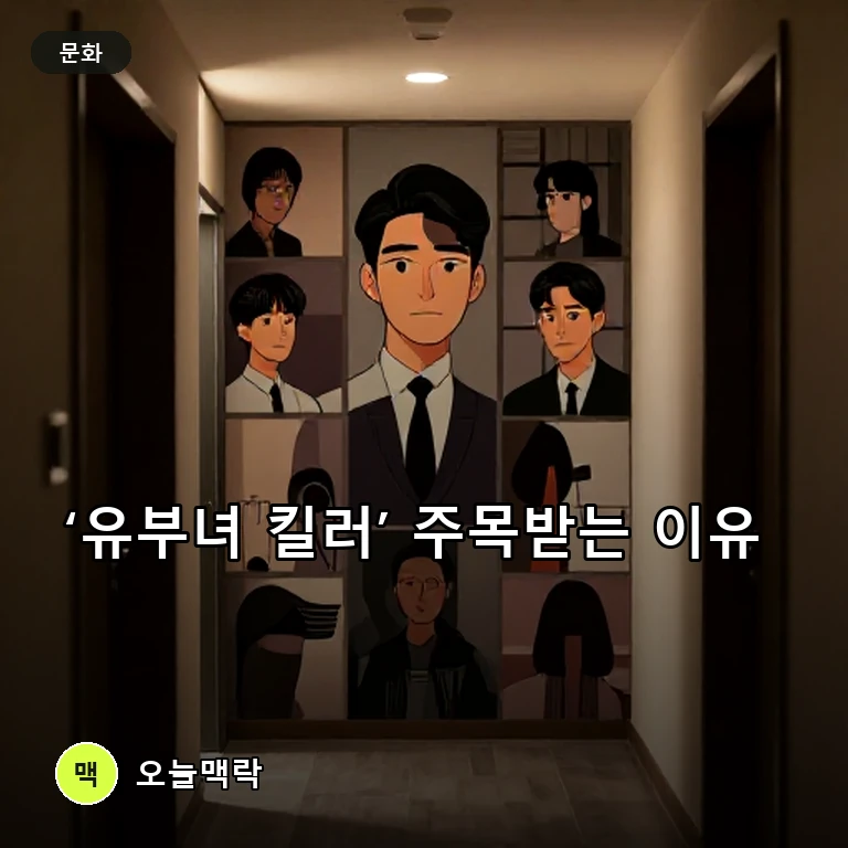 드라마 ‘유부녀 킬러’, 방영과 함께 시청률·관련 보도 잇따라 주제를 표현한 AI 생성 편집 이미지