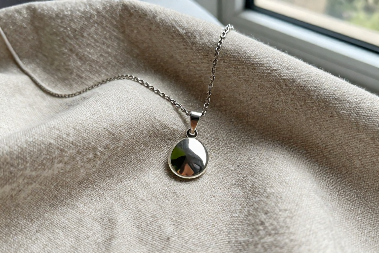 배우 박지현 사복 패션 속 100만원대 명품 목걸이 스타일링 정보 주제를 표현한 편집 이미지