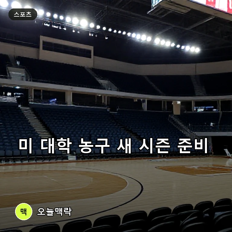 미 대학 농구 2026-27 시즌 일정 공개…시즌권 판매 돌입 주제를 표현한 편집 이미지