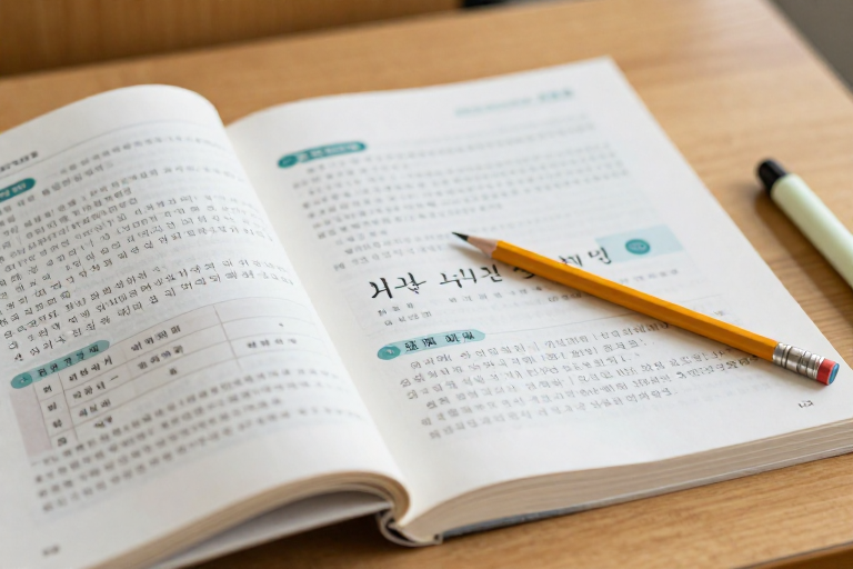 79회 한능검 합격 전략과 기출문제 공부법 주제를 표현한 편집 이미지