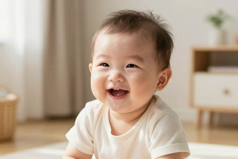 바나나킥 아기 랜선 조카 핫플 매력 포인트 주제를 표현한 편집 이미지