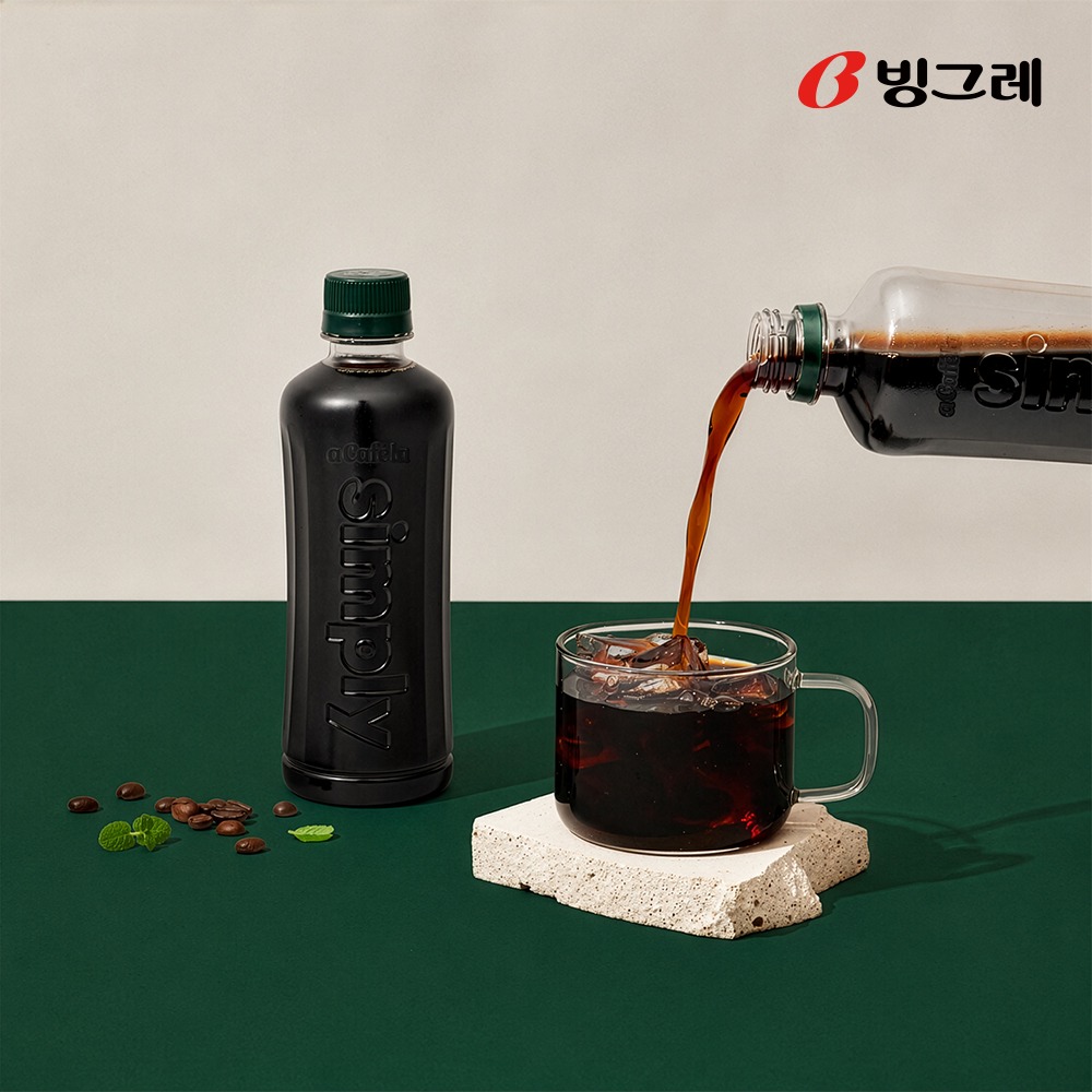 빙그레 아카페라 심플리 디카페인 아메리카노, 400ml, 20개 제품 이미지