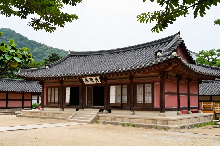 공주도령서당 방학 캠프 인성 예절 교육 주제를 표현한 편집 이미지