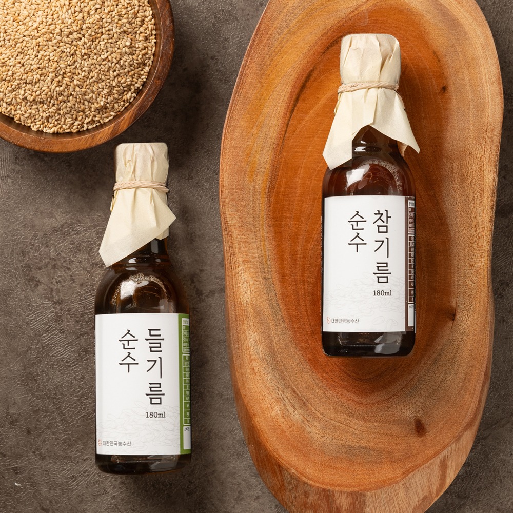 참기름 들기름 선물세트 명절 추석 설날 선물 제품 이미지