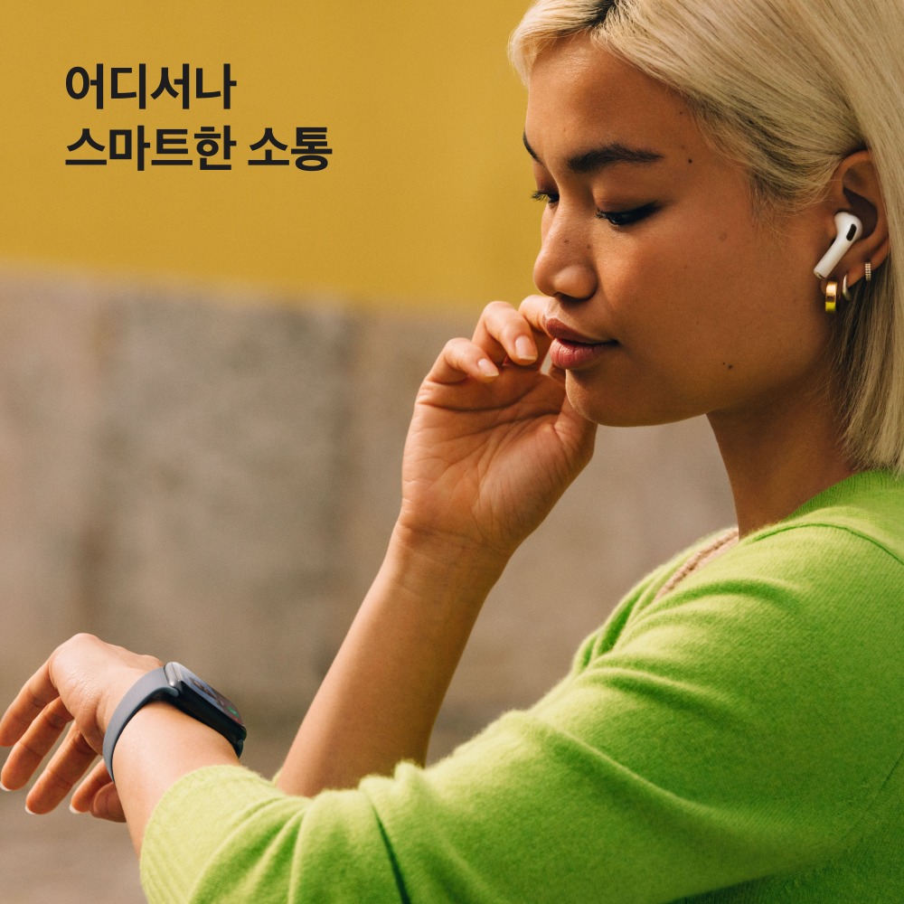 애플워치 SE 3 GPS 스타라이트, 40mm, 스타라이트 스포츠밴드 (S/M) 제품 이미지