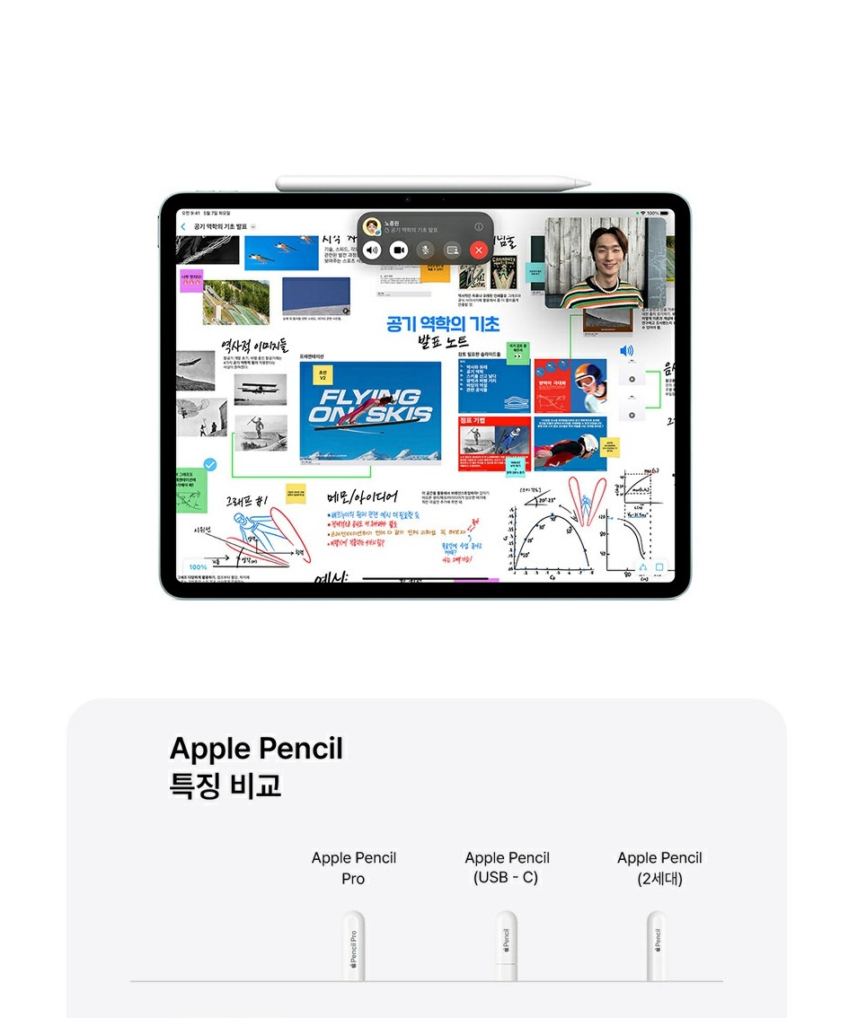 Apple Pencil 애플펜슬 프로 제품 이미지