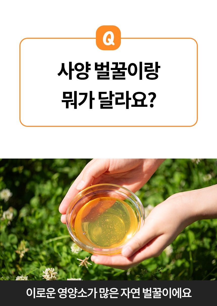 자연 아카시아 벌꿀 꿀 500g 제품 이미지