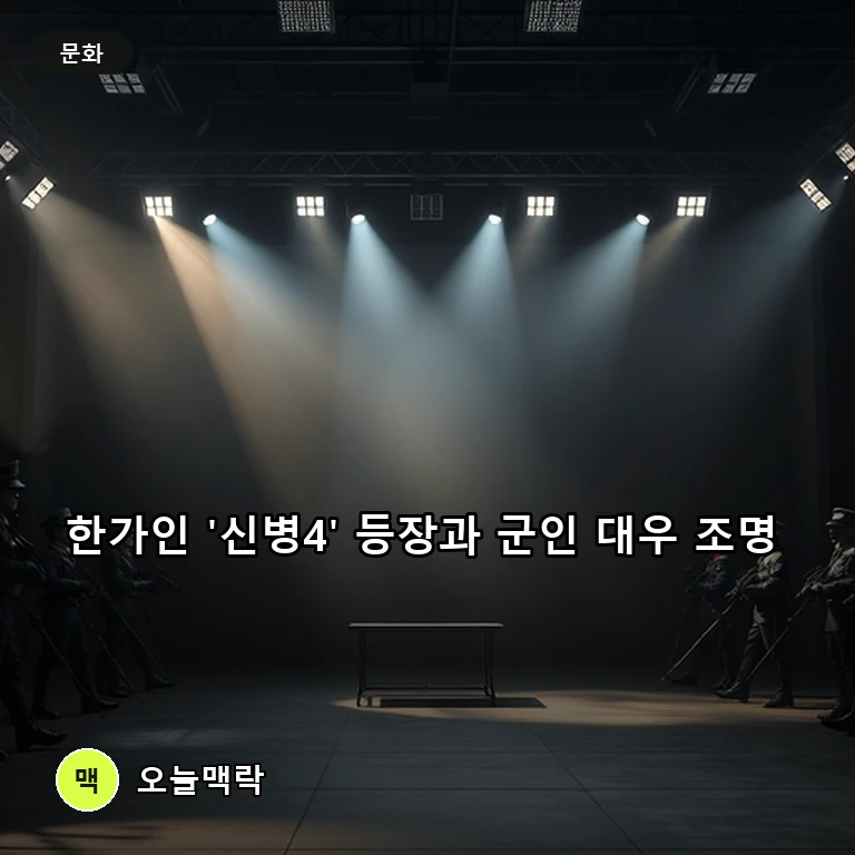 한가인 '신병4' 김동준 친누나 깜짝 등장…군인 대우 문제까지 조명 주제를 표현한 편집 이미지