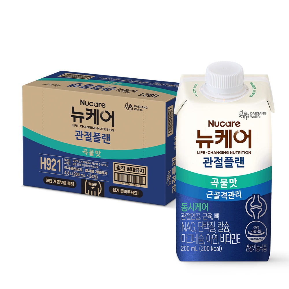 뉴케어 관절플랜 곡물맛 관절건강 뼈건강 200ml, 48개 제품 이미지