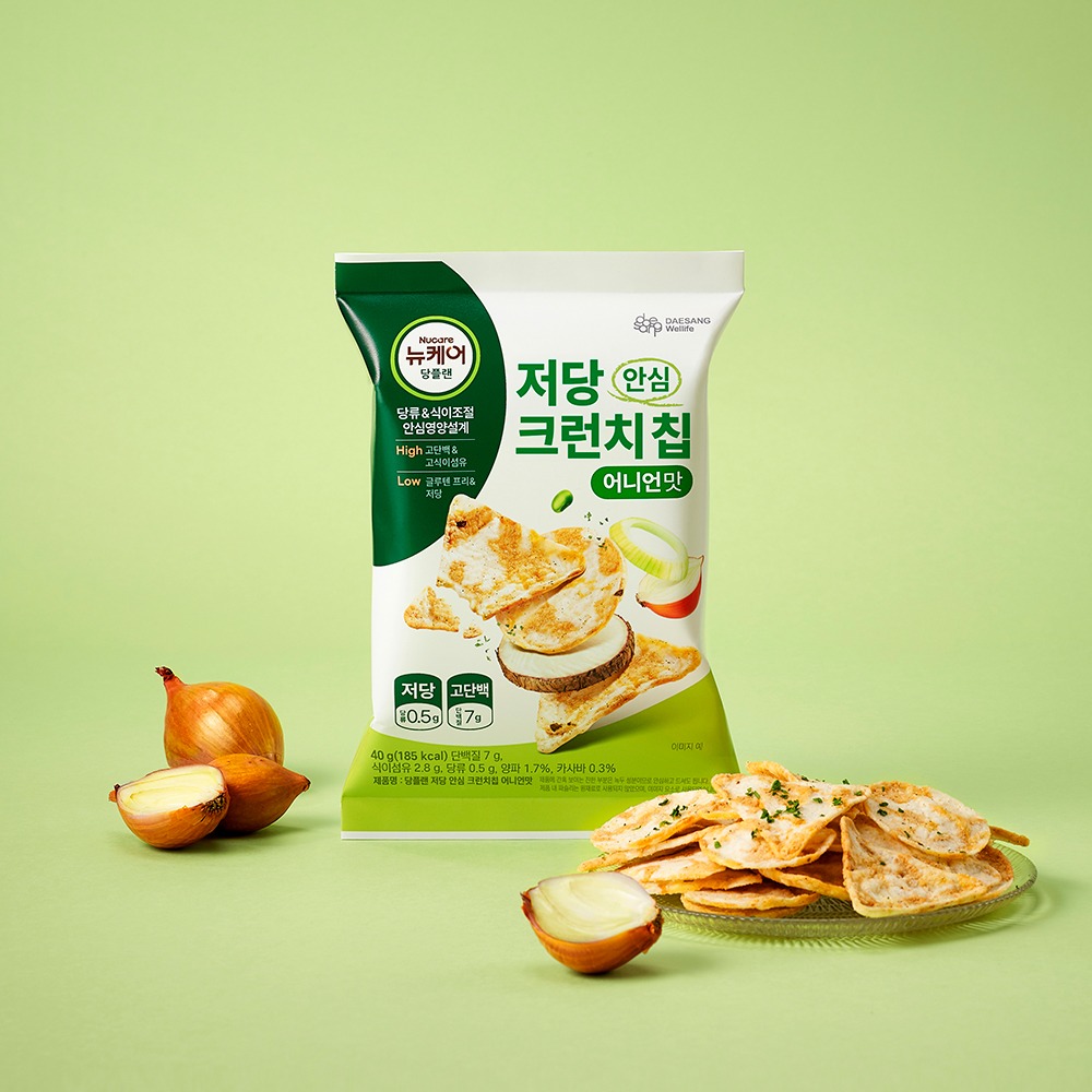 뉴케어 당플랜 저당 크런치칩 어니언&페퍼솔트 혼합SET 40g, 8개 제품 이미지