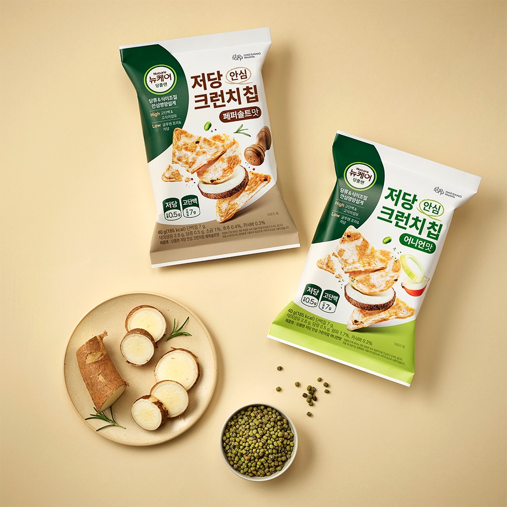 뉴케어 당플랜 저당 크런치칩 어니언&페퍼솔트 혼합SET 40g, 8개 제품 이미지