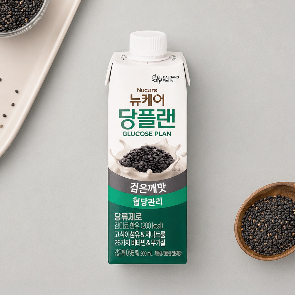 뉴케어 당플랜 검은깨맛 균형영양식 당뇨환자영양식 200ml, 24개 제품 이미지