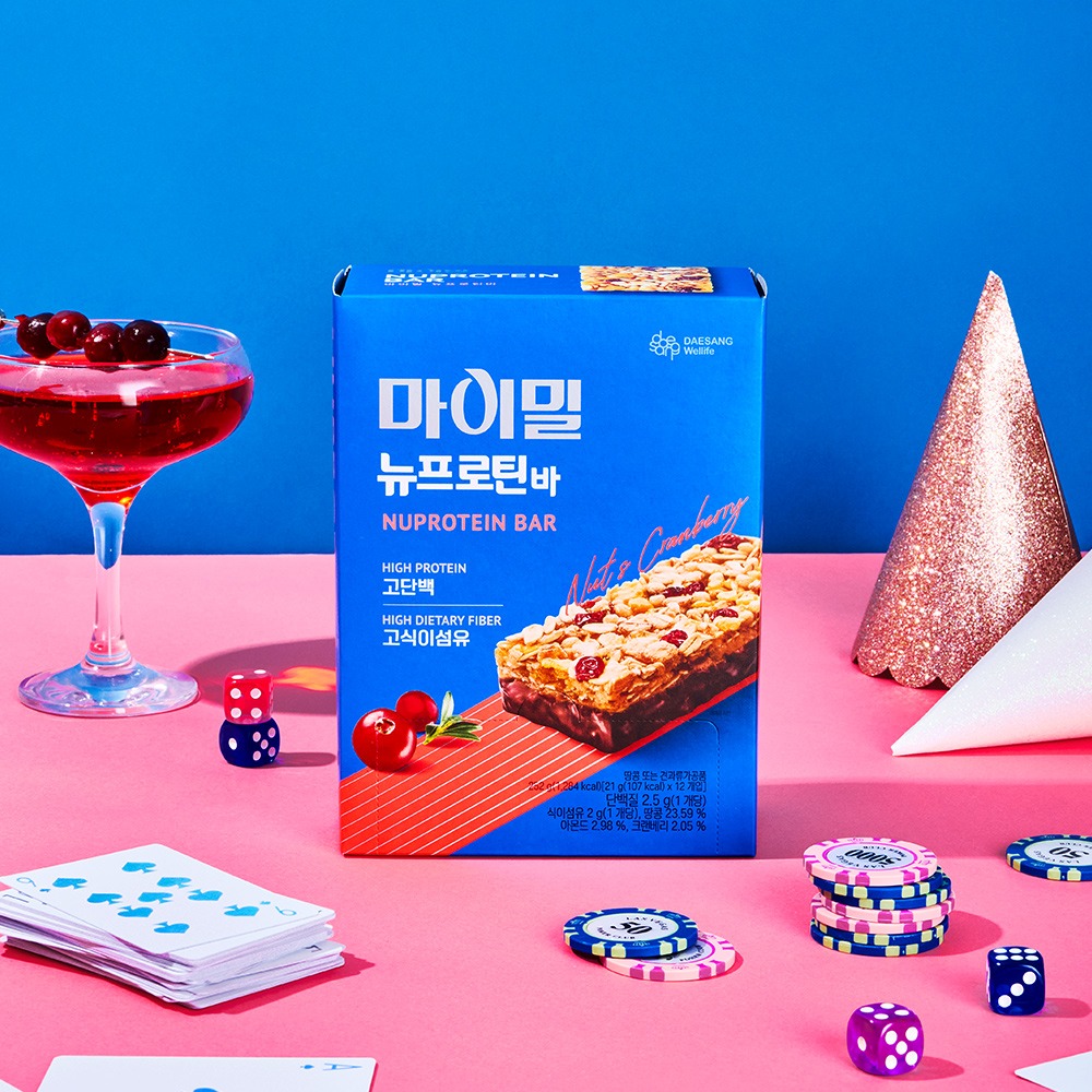마이밀 뉴프로틴바 (12개입) 식사대용 21g, 1개 제품 이미지