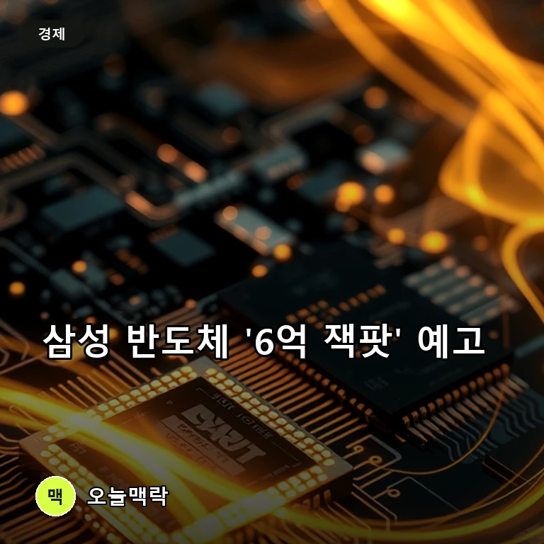 삼성 반도체 '1인당 6억' 성과급 터지나…이달 말 세부 지급 기준 공개 주제를 표현한 편집 이미지