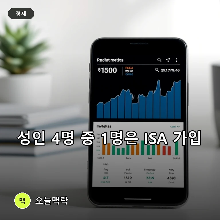 성인 4명 중 1명이 쓰는 ISA, 1000만 계좌 시대 열렸다 주제를 표현한 편집 이미지